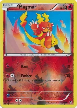 Furious Fists Magmar #10/111 reverse holo